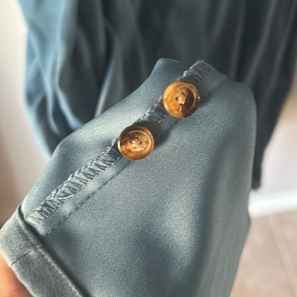 ORVIS Women’s Blue Midi Button Down Dress - Picture 8 of 8